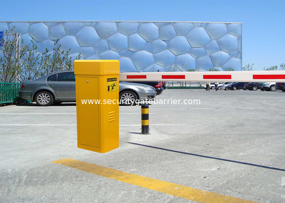 Puerta automática amarilla/blanca de la barrera del auge 80W para el aparcamiento/el control de acceso del tráfico