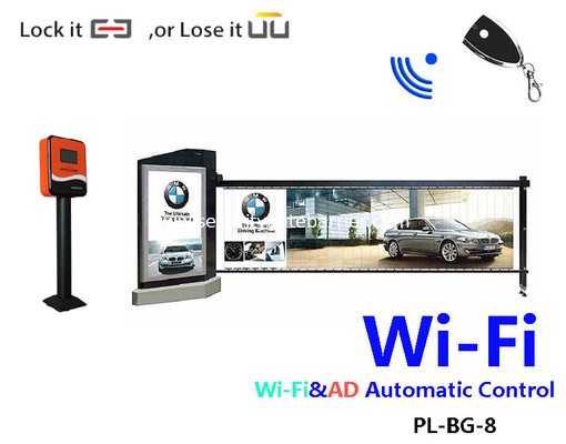 Wi-Fi&Advertisement, puerta al aire libre automática de la barrera del tráfico del aeropuerto 1,3,5s para el anuncio, PL-BG-8