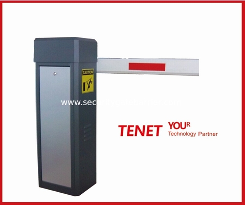 Puerta electrónica automática de la barrera que parquea, puertas rectas de la barrera con gris